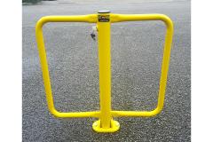 Parking Post Winged comes with an integral lock and two keys as standard