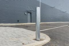 Heavy-Duty Steel Bollard (D60-139mm) 900mmH,
Galvanised or Custom Colour Powder Coated,
Available in Bolt-Down or Concrete-In