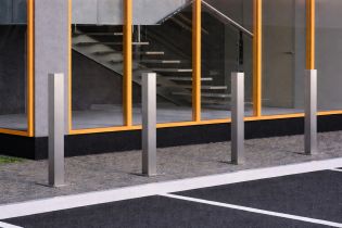 Heavy Duty Square Bollard (Section Sizes 50 to 150mm)
H1000mm - Galvanised and Colours plus Fixing Options