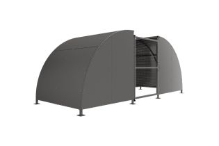 Cycle Shelter SGC1 Compound: (2m to 5m Sizes)
Galvanised Frame 1mm Roof + Extension Options