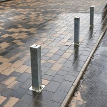 Telescopic Heavy-Duty Metal Parking Post: 
'Mole' Style Vehicle Security & Galvanised