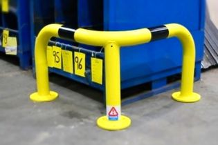 Corner Protection Hoop: CPH Ideal For Warehousing - 60mm Diameter