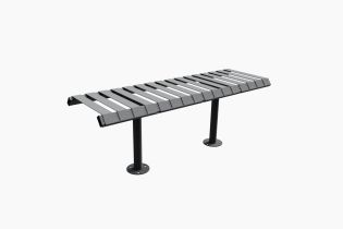 Rendered Image of a Bolt-down Bench Seat.