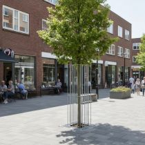 1.8 Metre High Galvanised Square Tree Guard & Grille