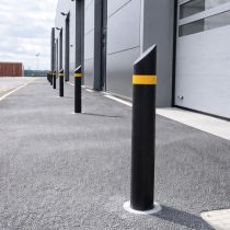 Mitred Top Bollard: (D76-193mm) H1000mm 
Galvanised & Colours plus Fixing Options