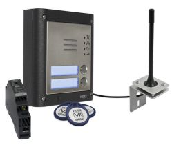 GSM Intercom by Videx - 2 Button, Surface Mounted with Proximity Kit
