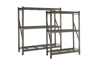Heavy Duty Steel Shelving: 1980mm H &  650kg UDL
Hammerite Finish | 3 Mesh Decks | Easy Assembly
