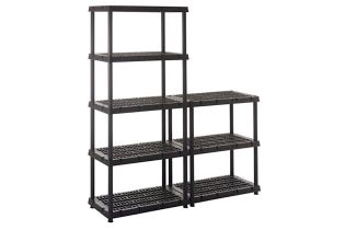 Heavy Duty Modular Plastic Shelving - 100kg UDL
With 5 Shelves | 1800x900x460mm | Easy Assembly