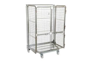Jumbo 4-Sided Roll Pallet with Mesh Infill & Wardrobe 4 Piece Style Gates | H1425mm