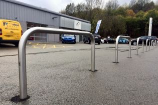 Stainless Steel Hooped Barrier - Sold Secure: D76mm
Grade 304 or 316: Concrete-In, Bolt Down & Removable