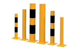 Bollards Industrial (90-170mm DIA) 760-1100mm height - Workshop posts designed to protect