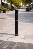Bollard Ferrocast (Polyurethane) "Red Route". Low Maintenance