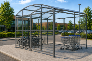 Wilson AdaptaShelter (Clear PETG Roof & Sides)
Modular Solution for Bikes, Waiting & Trolleys
