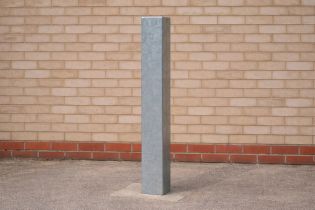 Bollard Steel (50-150mm Square) 1000mm above ground - Galvanised - Bolt Down