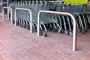 Stainless Steel Hooped Barrier - Sold Secure: D90mm
Grade 304 or 316: Concrete-In, Bolt Down & Removable