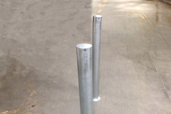 Bollards Steel 'TALLER' (76-219mm DIA) 1200mm above ground - Bolt Down - Popular