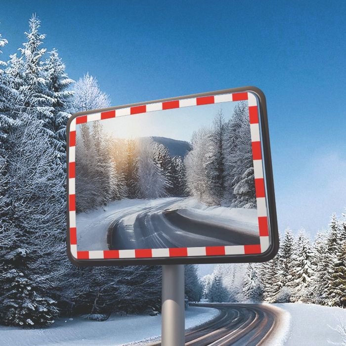 IceFree Pro Stainless Steel Traffic Mirror: 450 x 600mm
De-Icing Gel | -20°C Rated | Universal Mount

