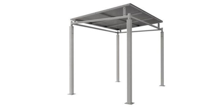 3&#x20;Meters&#x20;Bedford&#x20;Shelter&#x20;&#x28;CLAD&#x29;&#x20;Angled&#x20;Flat&#x20;Roof&#x3A;&#x20;for&#x20;Bike&#x20;Storage&#x20;or&#x20;Walkway&#x20;Cover