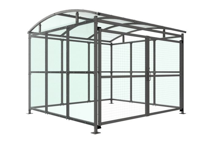 Shelter. DC1 with lockable Gates, Ideal for Recycling & Bins - Extension bays available
