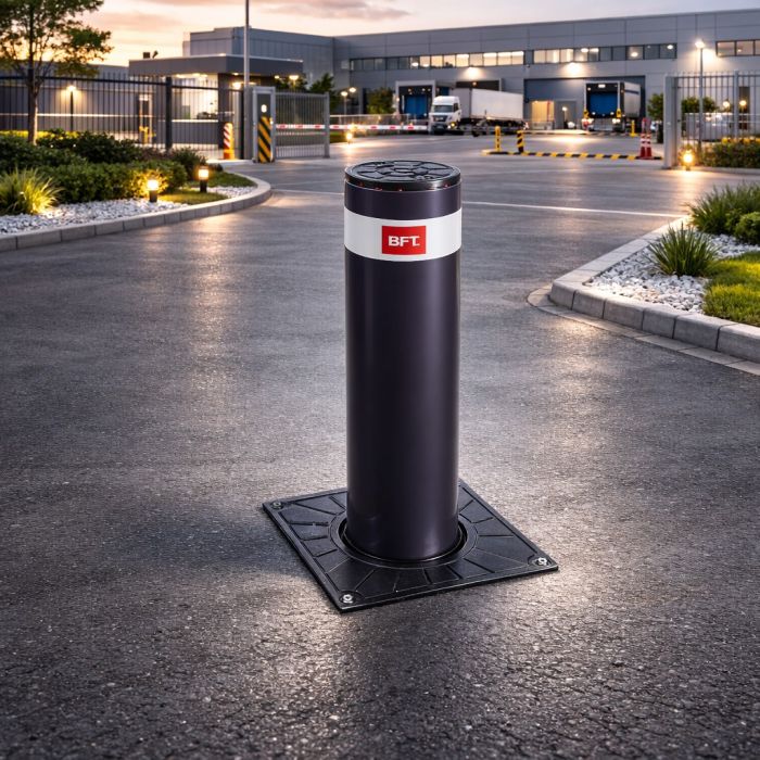 Automatic&#x20;Bollard&#x20;700mm&#x20;h&#x20;x&#x20;200mm&#x20;dia.&#x20;BFT&#x20;Stoppy&#x20;B.&#x20;Great&#x20;for&#x20;Residential&#x20;use