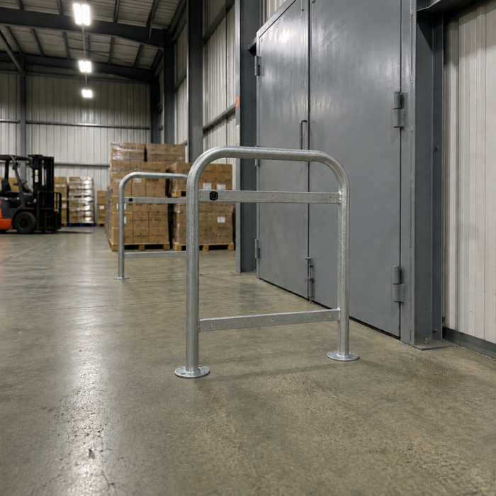 Standard&#x20;Door&#x20;Stop&#x20;Guard&#x20;&amp;&#x20;Wall&#x20;Protectors&#x20;in&#x20;Galvanised&#x20;Steel&#x20;in-situ