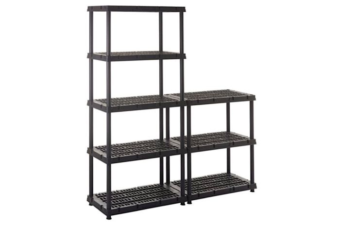 Heavy Duty Modular Plastic Shelving - 100kg UDL
With 5 Shelves | 1800x900x460mm | Easy Assembly