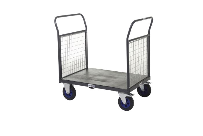 Apollo UK Heavy Duty Platform Trucks with Zinc Plated Mesh Sides & Ends