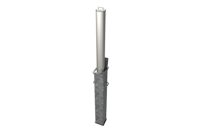 HD Telescopic Lift Assist (S14) Stainless Steel Telescopic Post (114mm DIA + 670mm or 850mm H) inc Anti Drill Lock