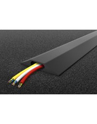 CablePro GP2 in Black showing 3 Coloured electrical wire in Situ
