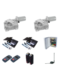 Automatic gate operator for double swing gates. Above-ground RAM automation kits - ELI BT Models by Bft