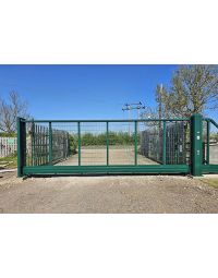 Manual Cantilever Sliding Gate made from Aluminium, available up to 10.0m wide and 2.4m high