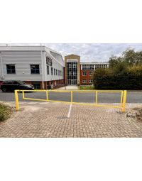 Manual Single Leaf Gate with Strengthened Struts to Enhance Overall Stability.