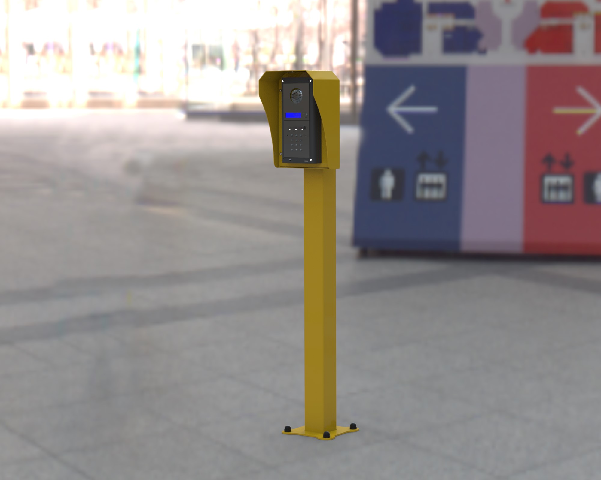 Pedestal Access Control Reader for Automatic Products
