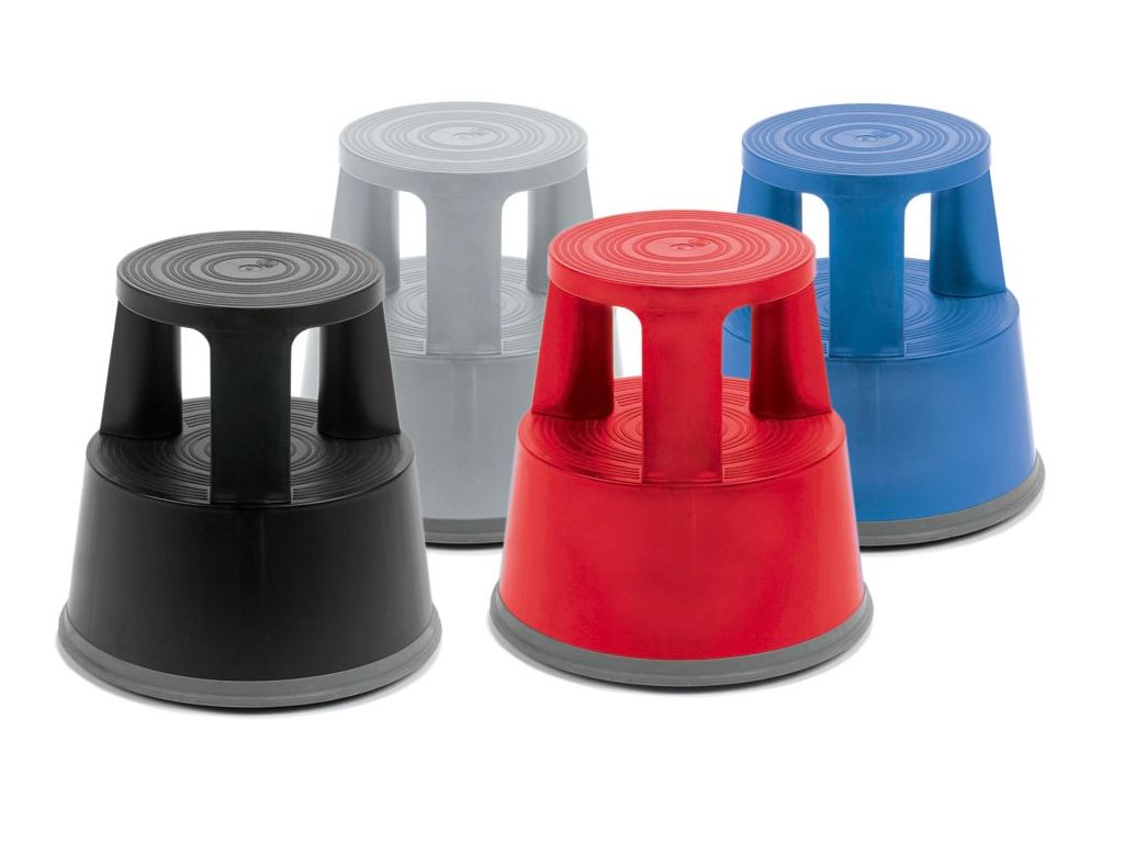 Kick Step Plastic - Vibrant Colour Choice - 150KG Load Capacity - GS Approved - Non Slip Platform plus is Tough and Durable.