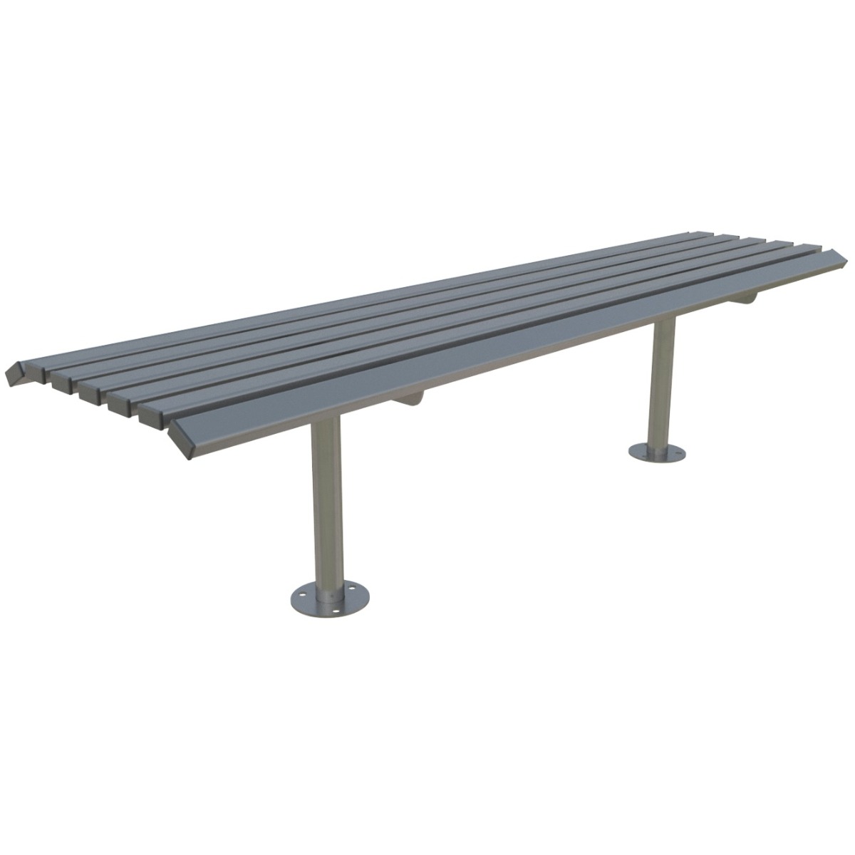 Drayton 1800mm Outside Bench Galvanised & Powder CoatingFlexible Installation OptionsPublic & Commercial Settings