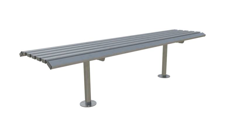 Drayton Stainless Steel BenchDurable Sleek 304 SS FinishFlexible Installation OptionsPublic & Commercial Settings