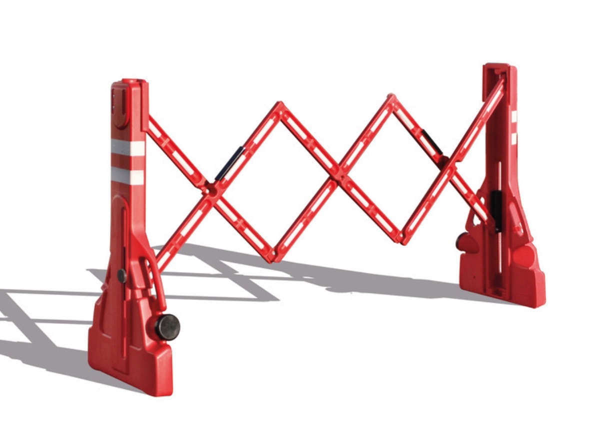 Safety Barrier Extending - Easy storage, transport with ease. Effective for cordoning off hazard areas.