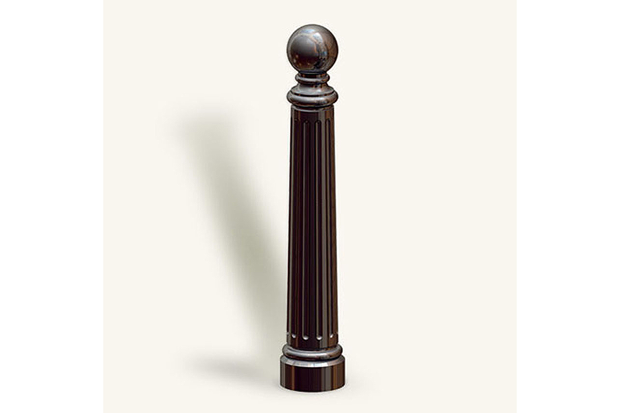 Ferrocast (Polyurethane) "Seaham" Decorative Bollard. Low Maintenance