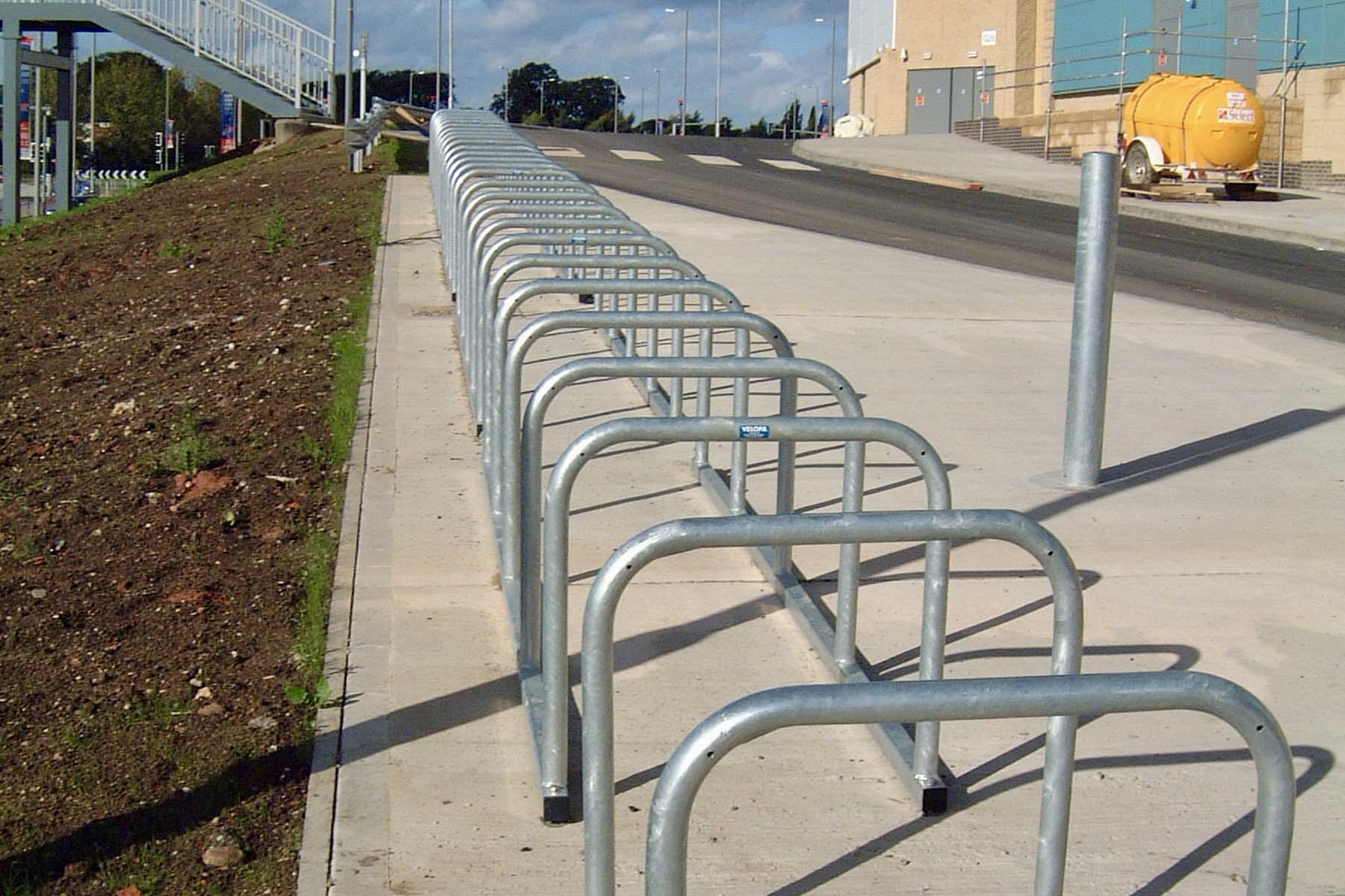 Sheffield Cycle Toastrack: Galvanised (4 to 16 Bikes) Durable & Flexible