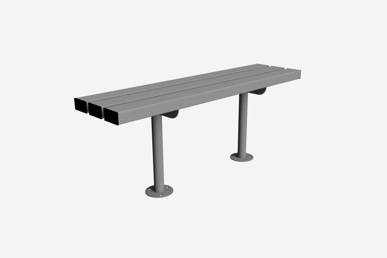 Gretton Outdoor Bench: 300 - Flexible Installation
Finish: Galvanised & Powder Coating