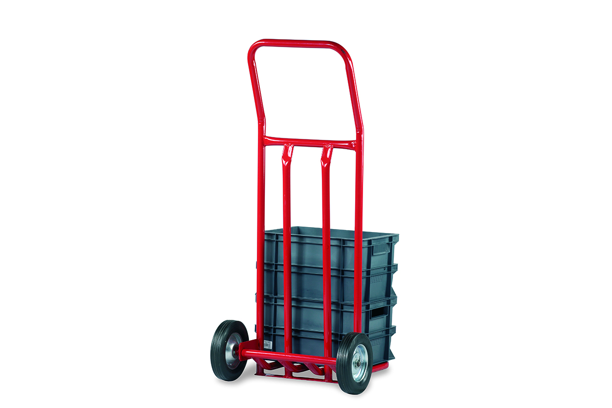 Sack Truck with folding footplate for easy storage made with an Open Strong Tubular Frame - 'Toptruck'