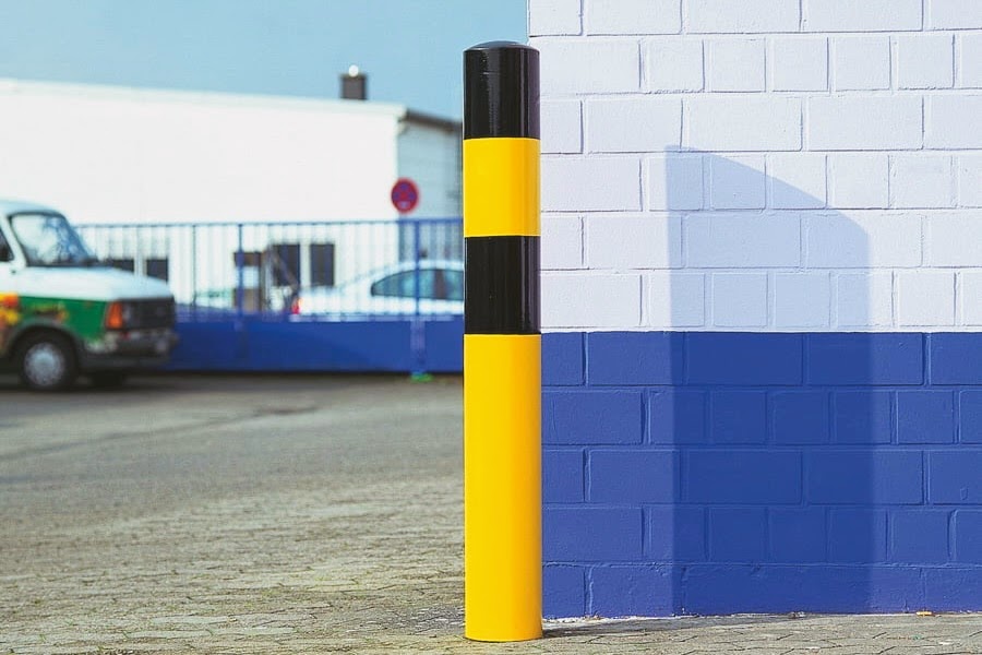 Impact Protection Heavy Duty Bollard: TUV Tested
H1200mm Diameter 90-323mm Galvanised & High Visibility