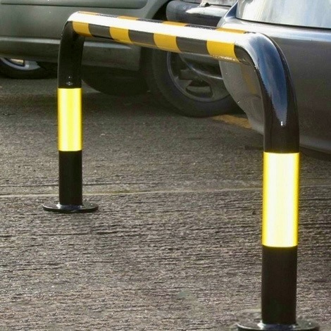 Hooped Perimeter Barrier (D60mm) - Heavy Duty 
SOLD SECURE GOLD Concrete-In & Removable Options
Various Fixings, Galvanised and Colour Choices