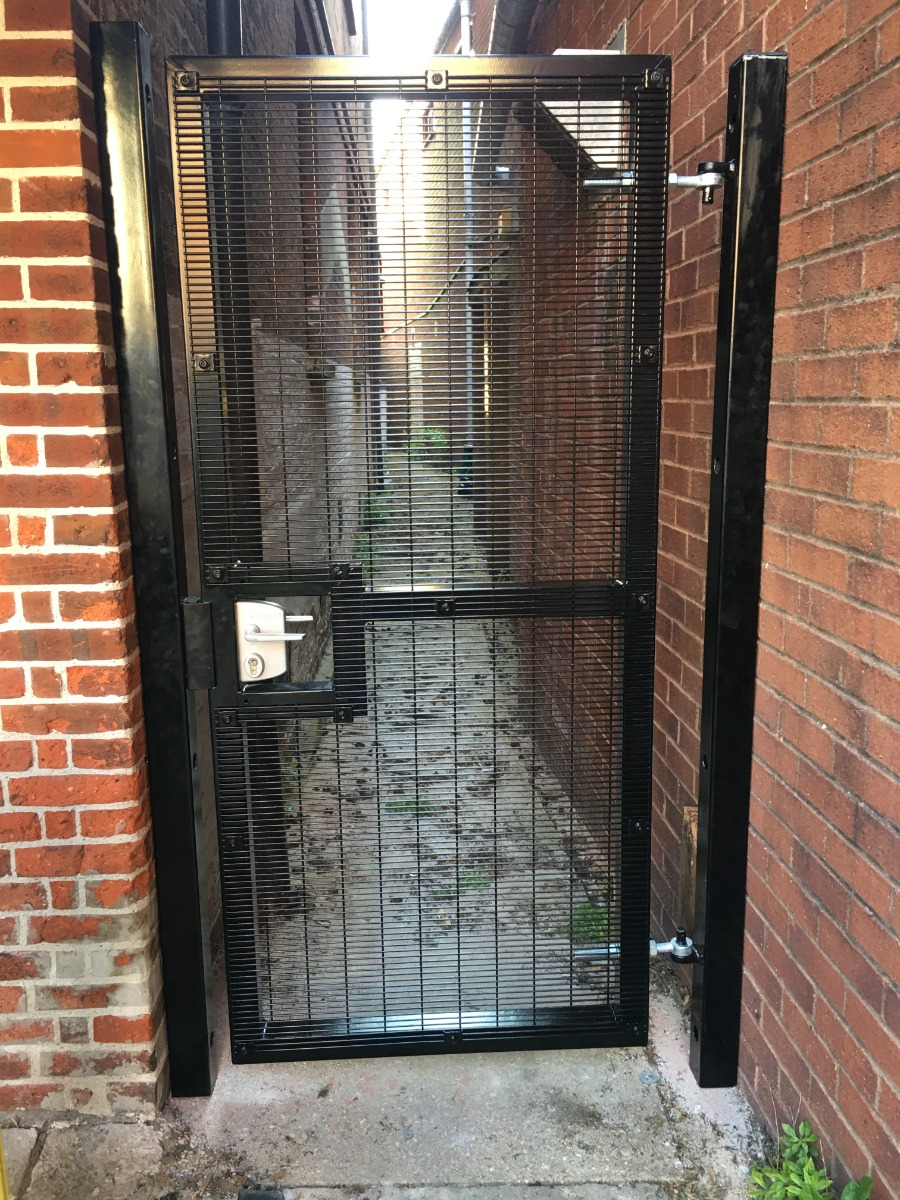 Pedestrian Swing Gate for Commercial and Industrial use - Manual use with variety of design options
