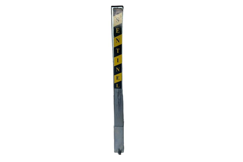 Removable Parking Post: SS7 - Complete with HQ Stainless Steel Discuss Padlock - Zinc Durable Finish