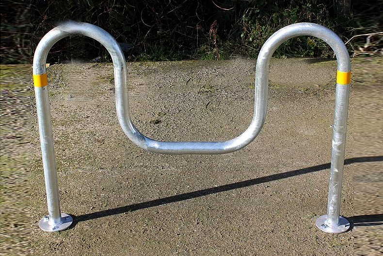 Bike Stand M shaped Floor Mounted - New! one of London's transport preferred styles