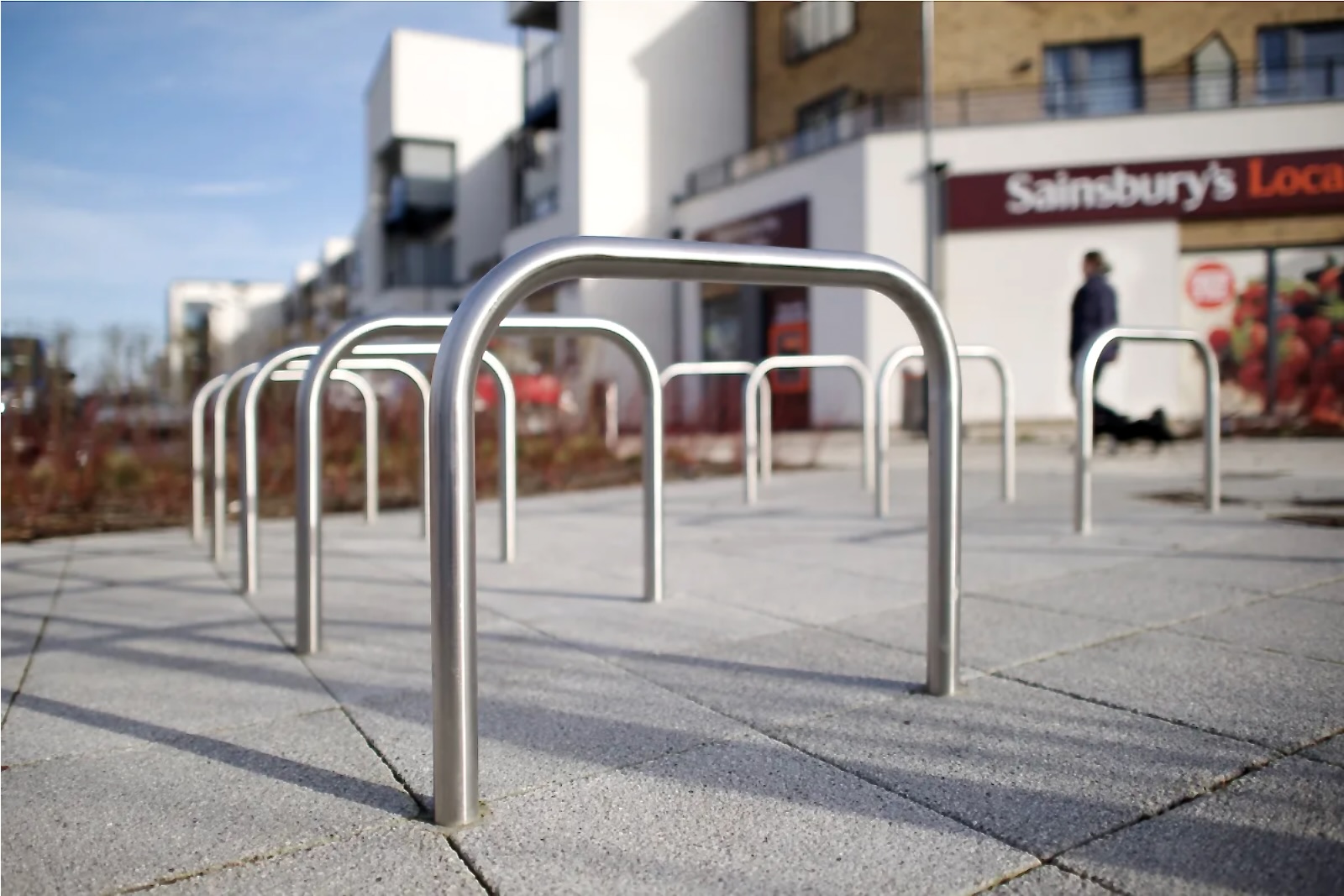 Marshalls Pro-Essential Stainless Steel Cycle Stand
Grade 304 Sheffield Design - A/G H750mm & W800mm
(Premium Metal Durability Root Fixed Installation)
