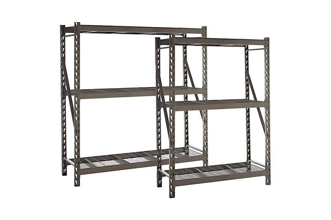 Heavy Duty Steel Shelving: 1980mm H &  650kg UDL
Hammerite Finish | 3 Mesh Decks | Easy Assembly
