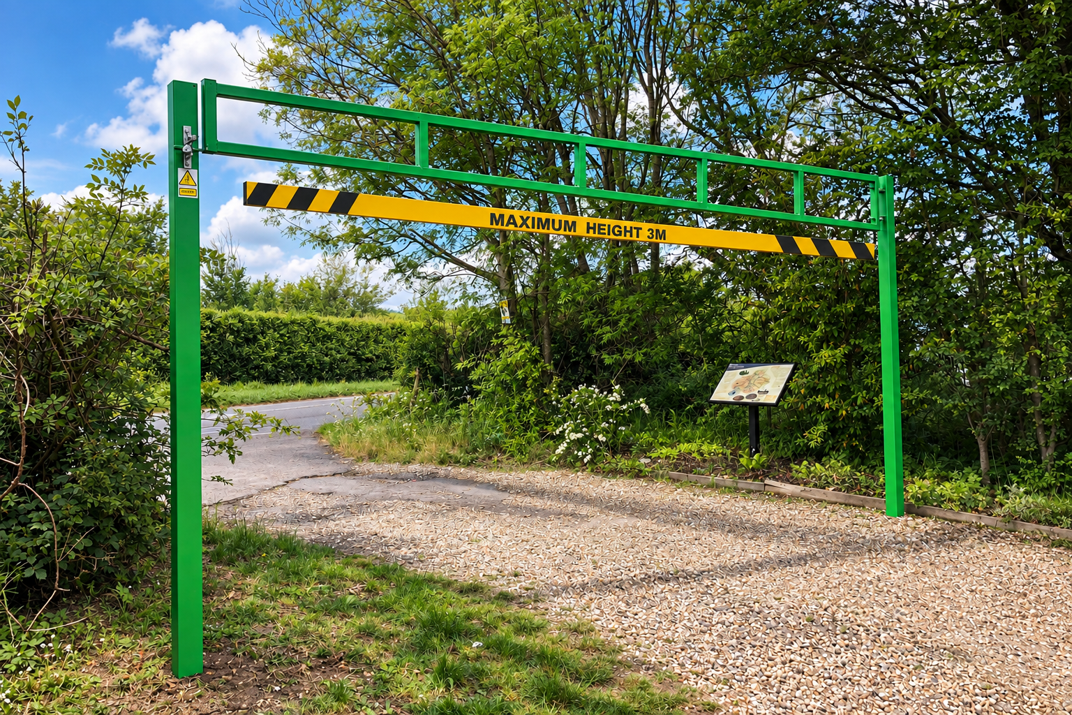 Heavy-Duty Single Leaf Height Barrier (3m - 6m)
Extended Clearance (2.3m - 3.0m)