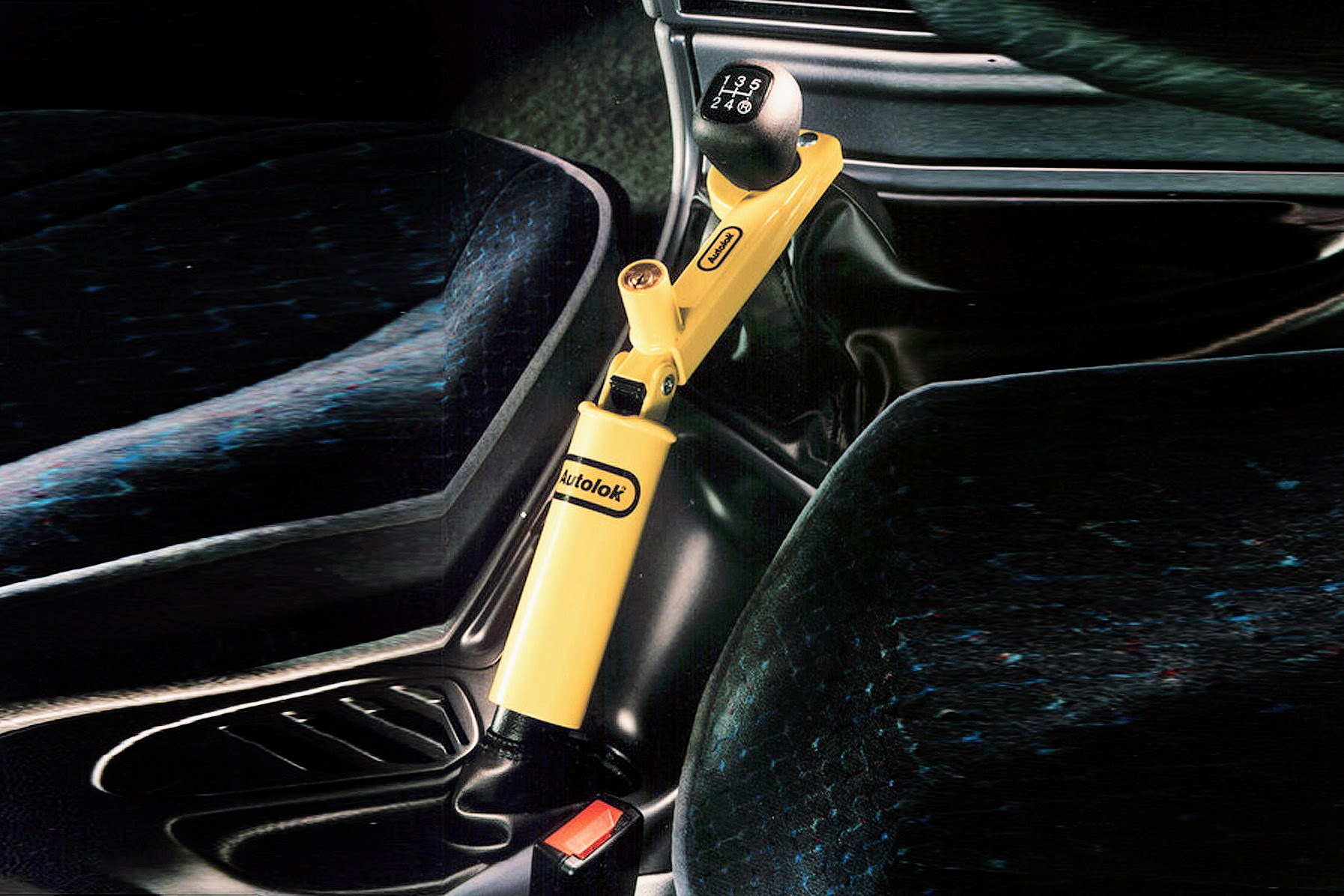 Autolok Handbrake to Gear Stick Lock 
Original Styled Car Theft Deterrent 
Manual & Automatic Compatible
